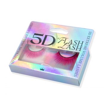 Flash Lash Pestanas Falsas Rosa Quente 5D