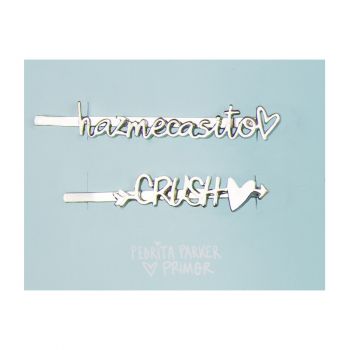 Conjunto 2 grampos de cabelo Crush