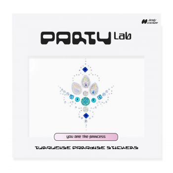 Autocolantes Party Lab Turquesa Paradise