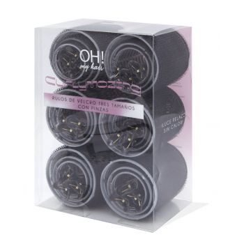 Oh My Hair Rulos de Velcro com Pinças