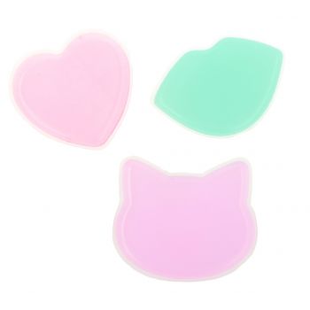 Esponja de maquilhagem de silicone sortida