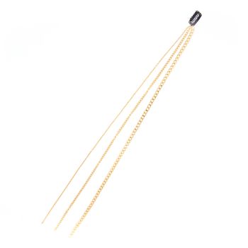 Oh My Hair Joyeria Pelo 3 Correntes Dorado