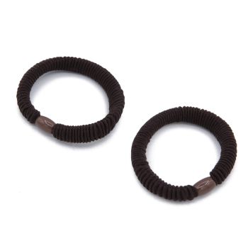 Elásticos Castanhos Escuros
