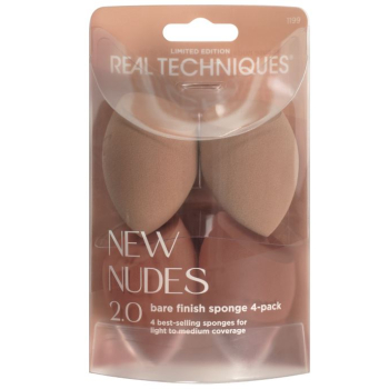Edição limitada da esponja New Nude Bare finish 4 pack