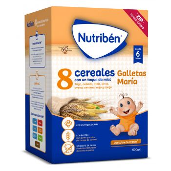 Mingau 8 Cereais Toque de Mel e Bolachas María