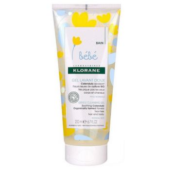 Gel de corpo e cabelo de bebê