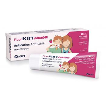 Gel dentífrico Fluor Kin Junior