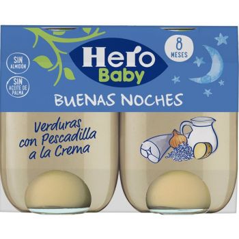 Frascos de vegetais com badejo em creme