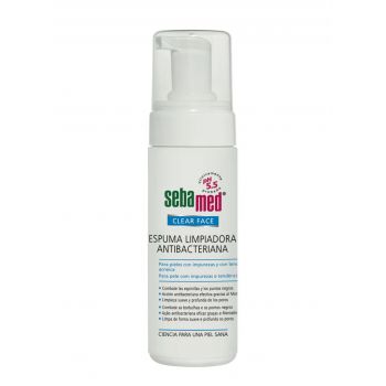 Clear face antibacteriano limpeza espuma