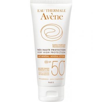 Leite Solar para Pele com Intolerância SPF 50+ Telas Fisicas