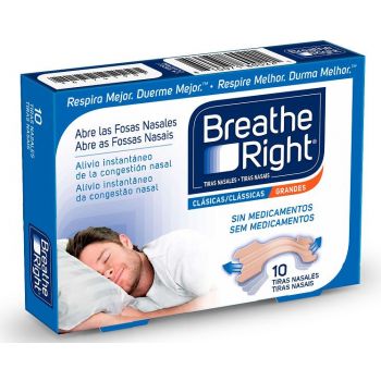 Breathe Right Grandes Tiras Nasais Clássicas