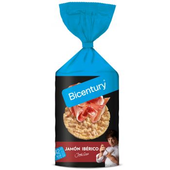 Panquecas de milho com presunto ibérico