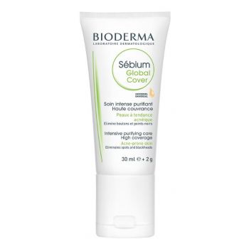 Tratamento antiacne com corante Sebium Global Cover