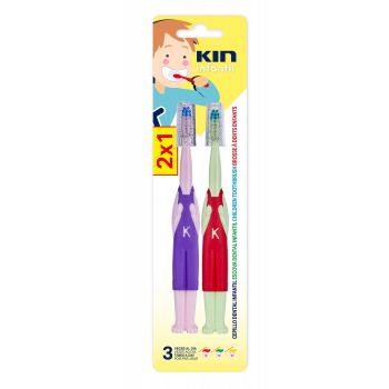 Set 2 escovas de dentes para crianças