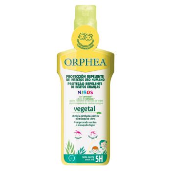 Loção vegetal repelente de insectos para crianças