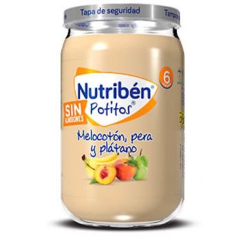Boião de Pêssego, Pera e Banana