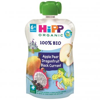 Pouche: Maçã, Pera, Fruta do Dragão BIO