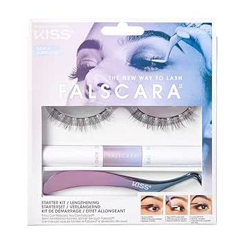 Falscara Eyelash Starter Kit Kit Efeito de alongamento