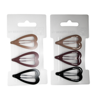 Pack 3 Hair Claw Clips Mate ou Brilho
