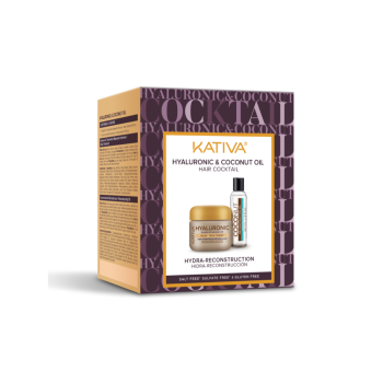 Conjunto Hyaluronic & Coconut Oil Hair Cocktail Hydra-Reconstrução