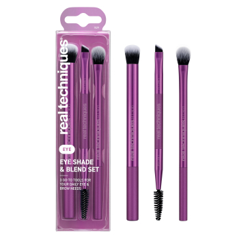 Set Eye Shade + Blend Brocha Sombras + Brocha Para Mezclar