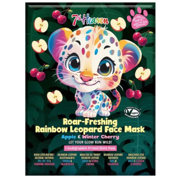 Máscara de Tecido Mask Rainbow Leopard