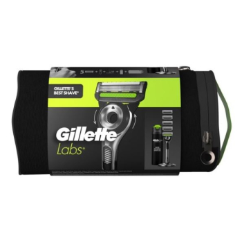 Pack GilletteLabs Máquina + Recargas + Gel + Suporte