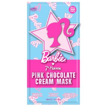 Máscara de chocolate da barbie