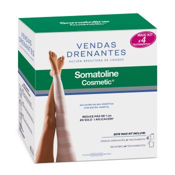 Kit Ligaduras drenantes + recargavél Ação redutora de choques