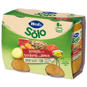 Solo Frasquinho Lentilhas com Legumes +8 Meses
