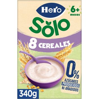 Papa 8 Cereais Solo +6 Meses