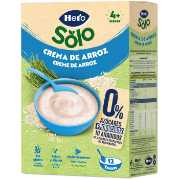 Solo Creme de Arroz +4 Meses
