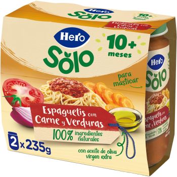 Pack Boião Esparguete com Carne e Legumes +10 Meses