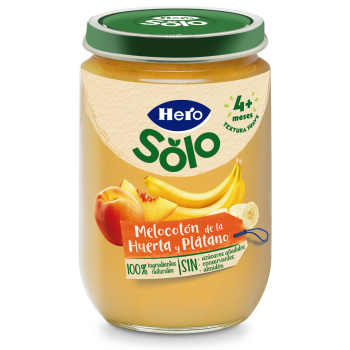 Boião de Pêssego e Banana 