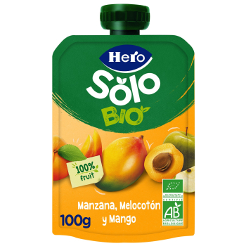 Saqueta de Puré Maçã, Pêssego e Manga