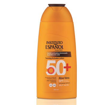 Loção ativa bronzeadora SPF50+