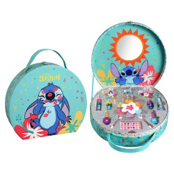 Estojo de maquilhagem redondo Stitch