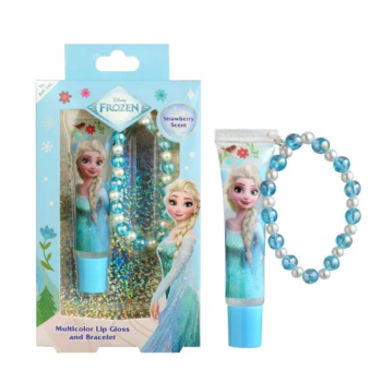 Lip Gloss de Frozen Multicolor Y Pulsera