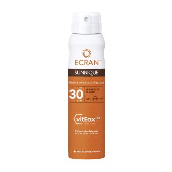 Protetor de spray Solar invisível SPF 30