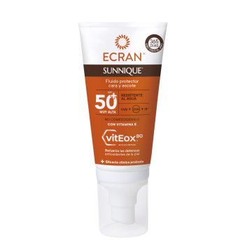 Solar Fluido facial e pescoço SPF 50+