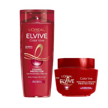 Elvive Color Vive Pack Champô + Máscara 