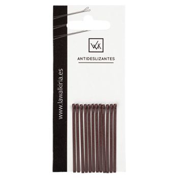 Grampos de cabelo antideslizante castanhos 