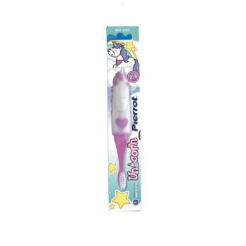 Escova de Dentes Infantil Unicórnio 2-8 Anos
