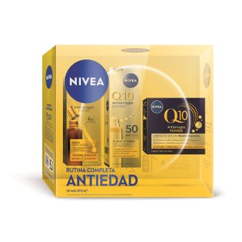 Coffret Q10 Rotina Completa Antienvelhecimento Sérum + Fluido FPS50 + Creme de Noite