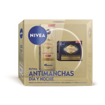 Pack Luminous 630 Rotina Antimanchas Dia e Noite Fluido FPS50 + Creme de Noite