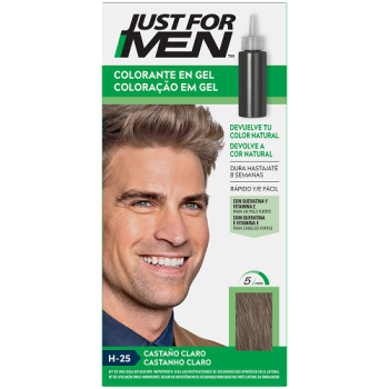 Just for Men Coloração em Champô para Homens para homem