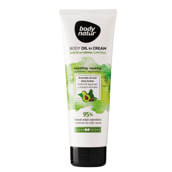 Óleo de creme corporal para pele seca