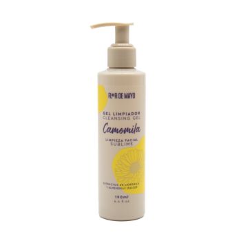 Gel de limpeza facial de camomila