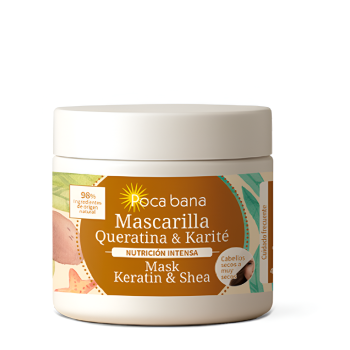 Máscara de queratina e karité