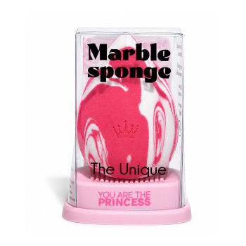 Must Have Marble Sponge Esponja de Maquilhagem com Suporte de Limpeza